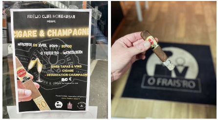 Cigare champagne Montauban organise par Cigare et Compagnie